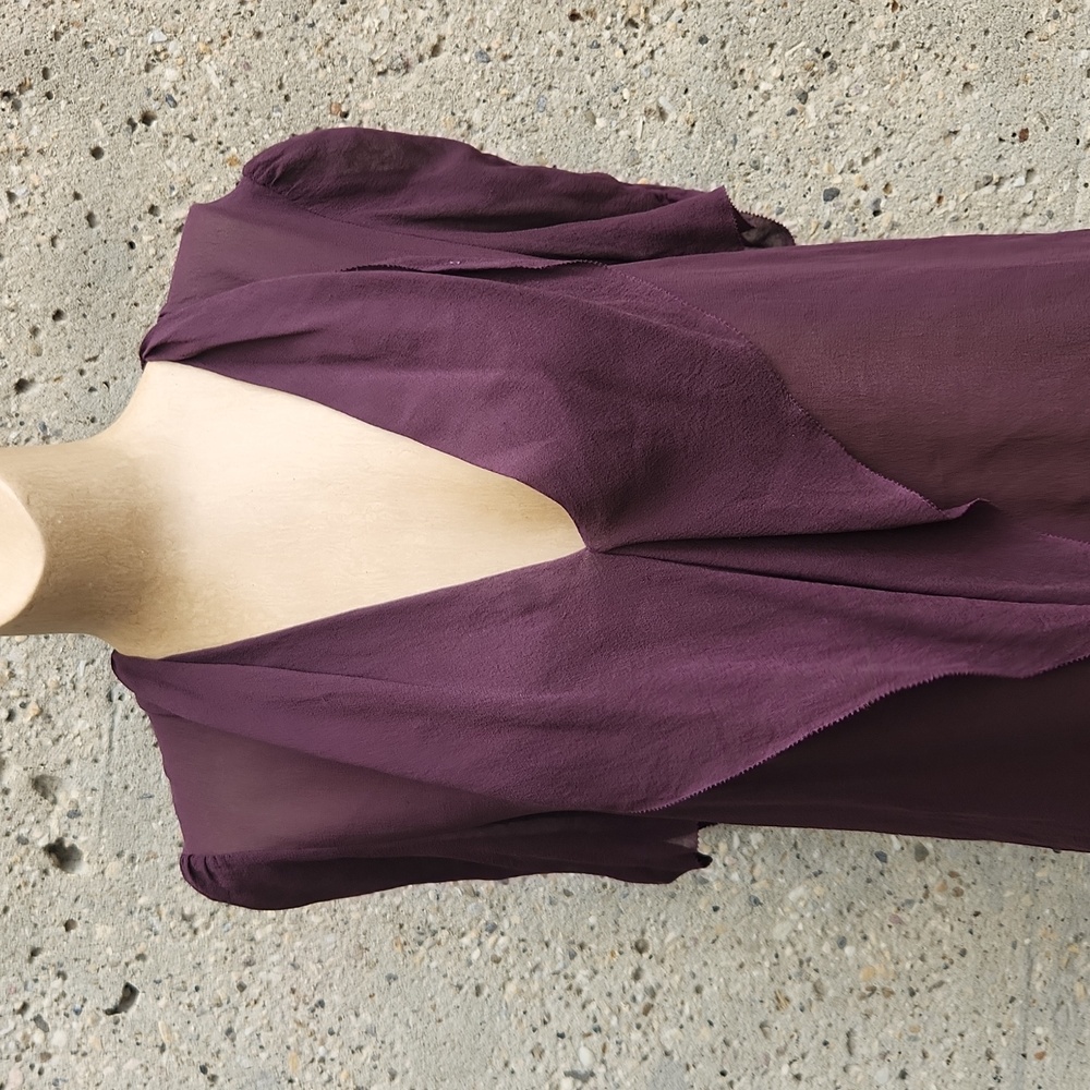 Babaton Silk Purple Blouse - Picture 2 of 13